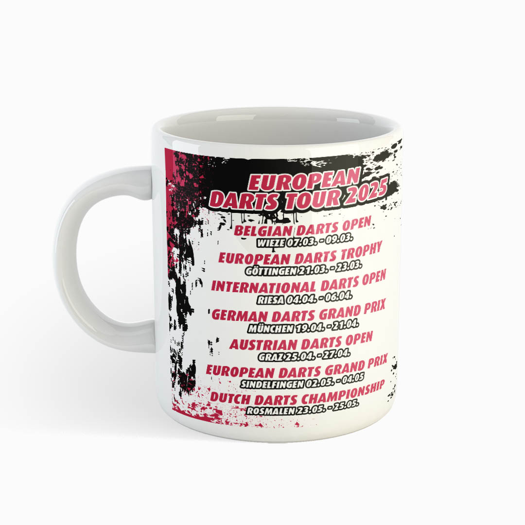 Tasse European Tour Daten