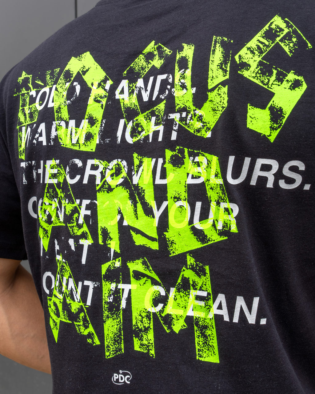 PDC - NEON TAPE T-Shirt - Black