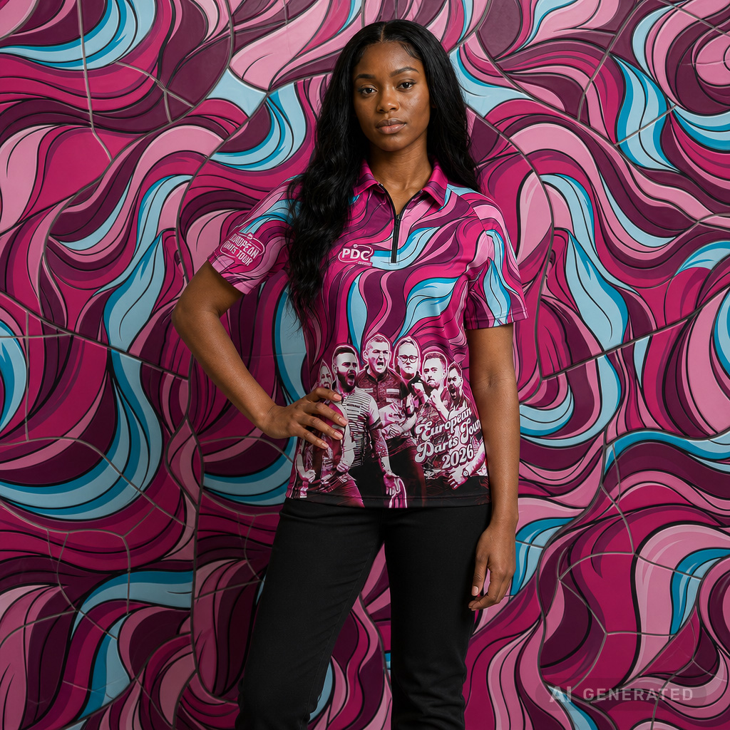 PDC - Tourshirt - V13 Pink Riptide - 2026