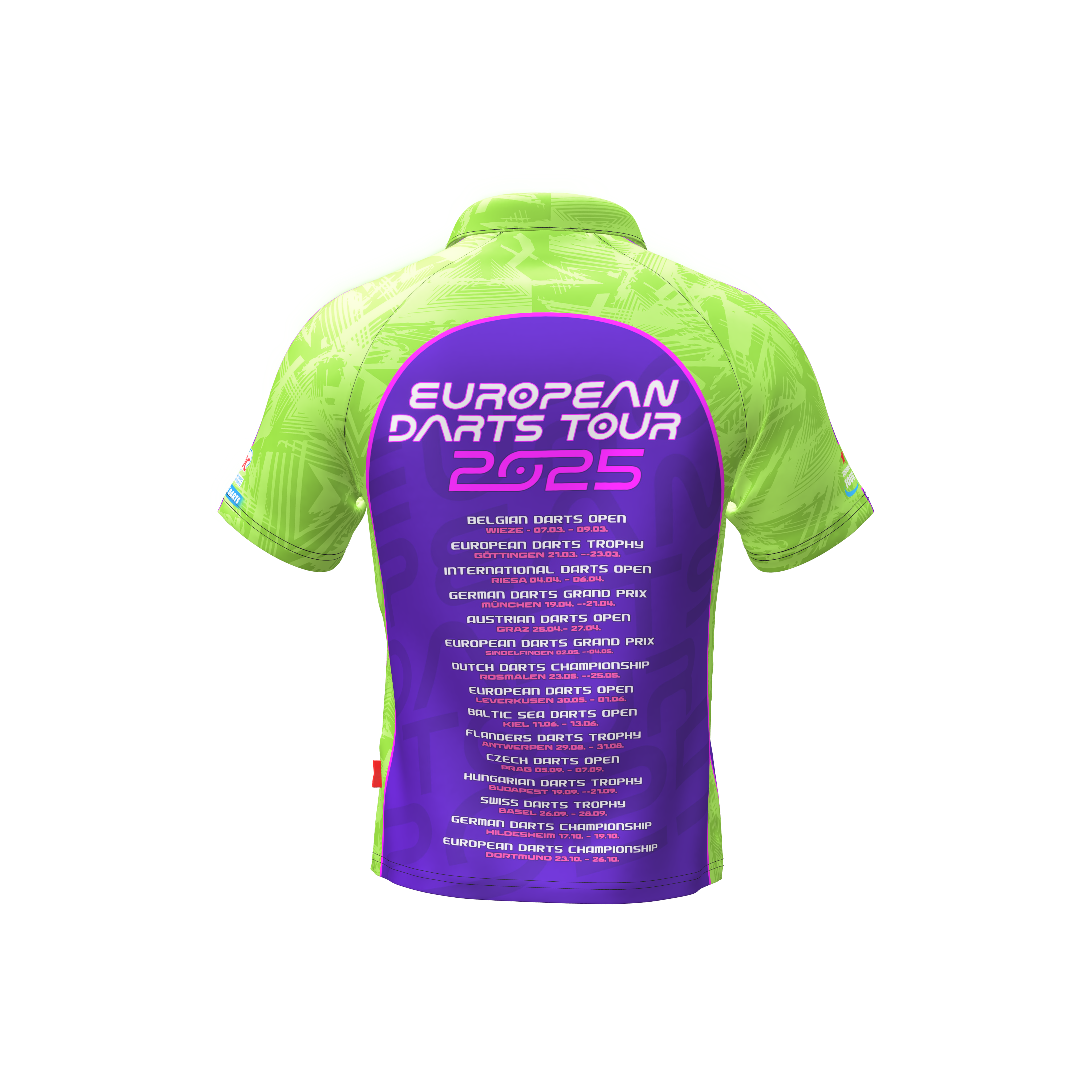 PDC - Tourshirt - Neon - 2025