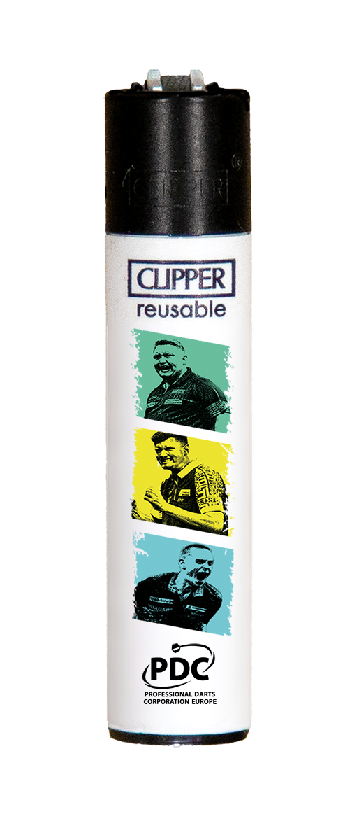 Original PDC Clipper - 4er Feuerzeug Set  - Player #2