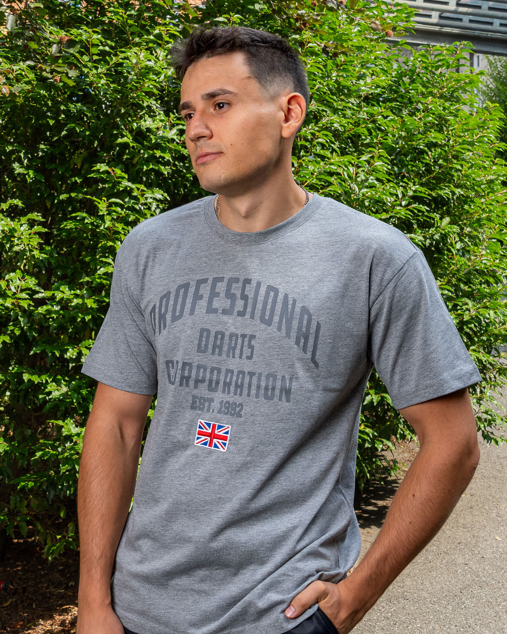 PDC - PROFESSIONAL T-Shirt - Grey Heather
