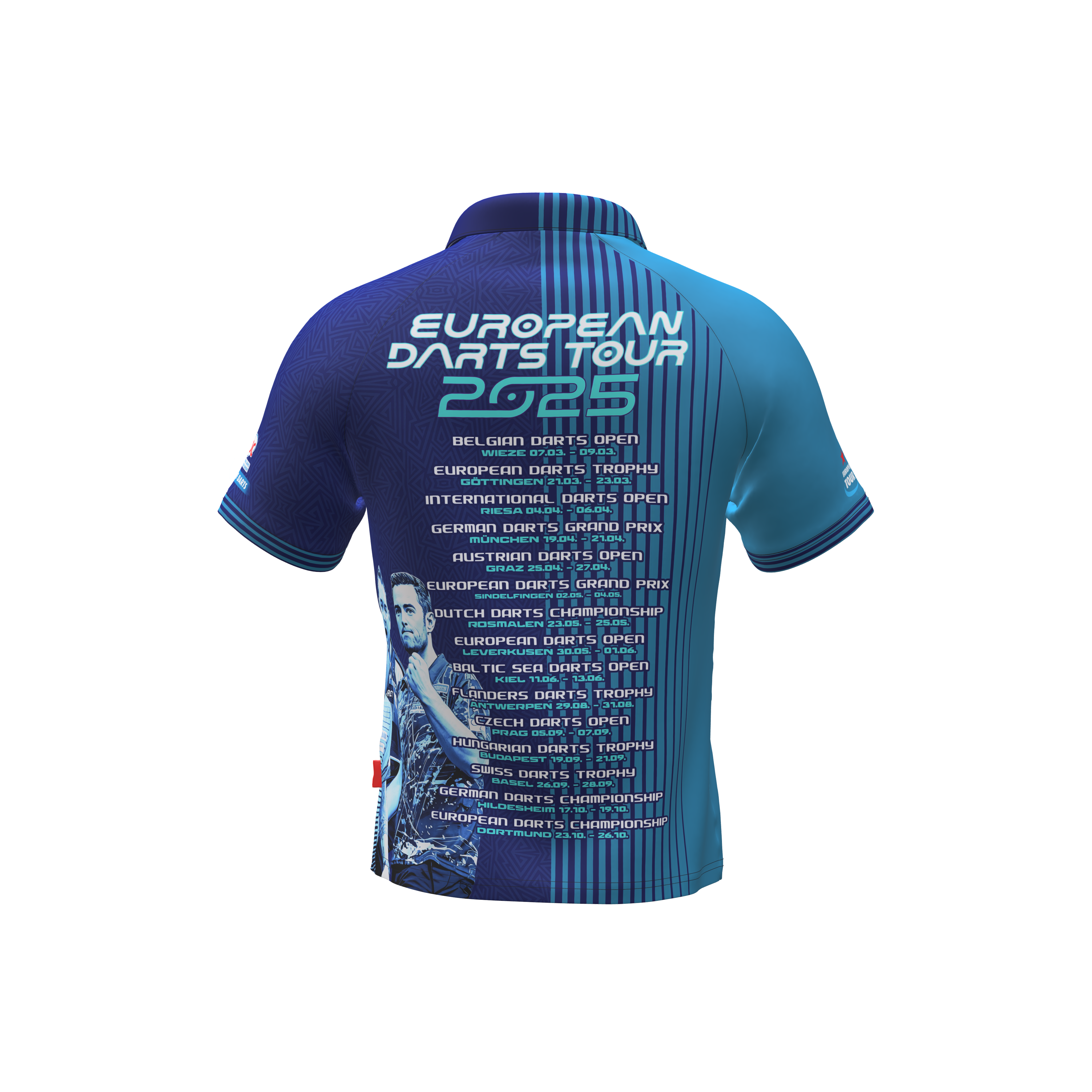 PDC - Tourshirt - Blue Power - 2025