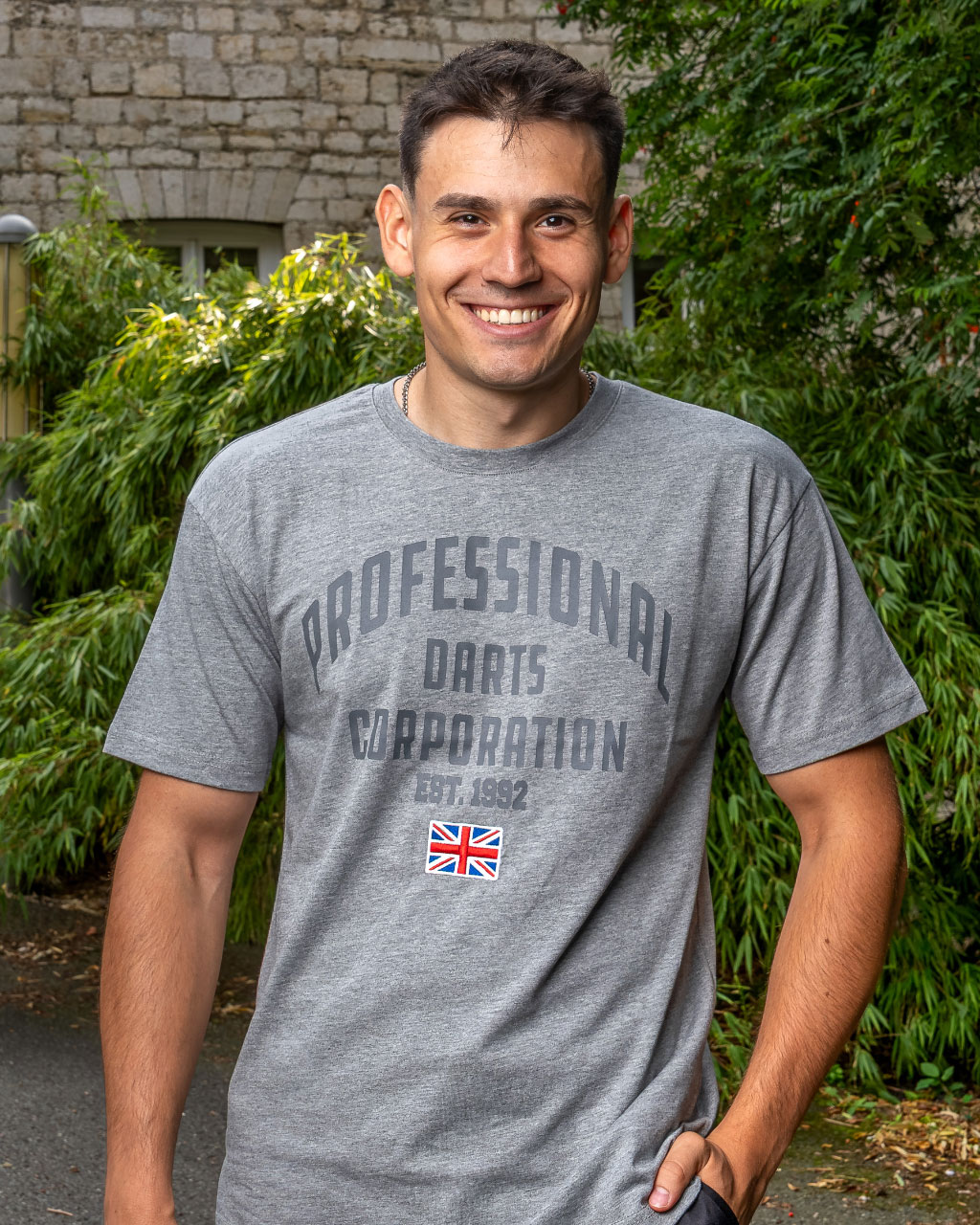 PDC - PROFESSIONAL T-Shirt - Grey Heather