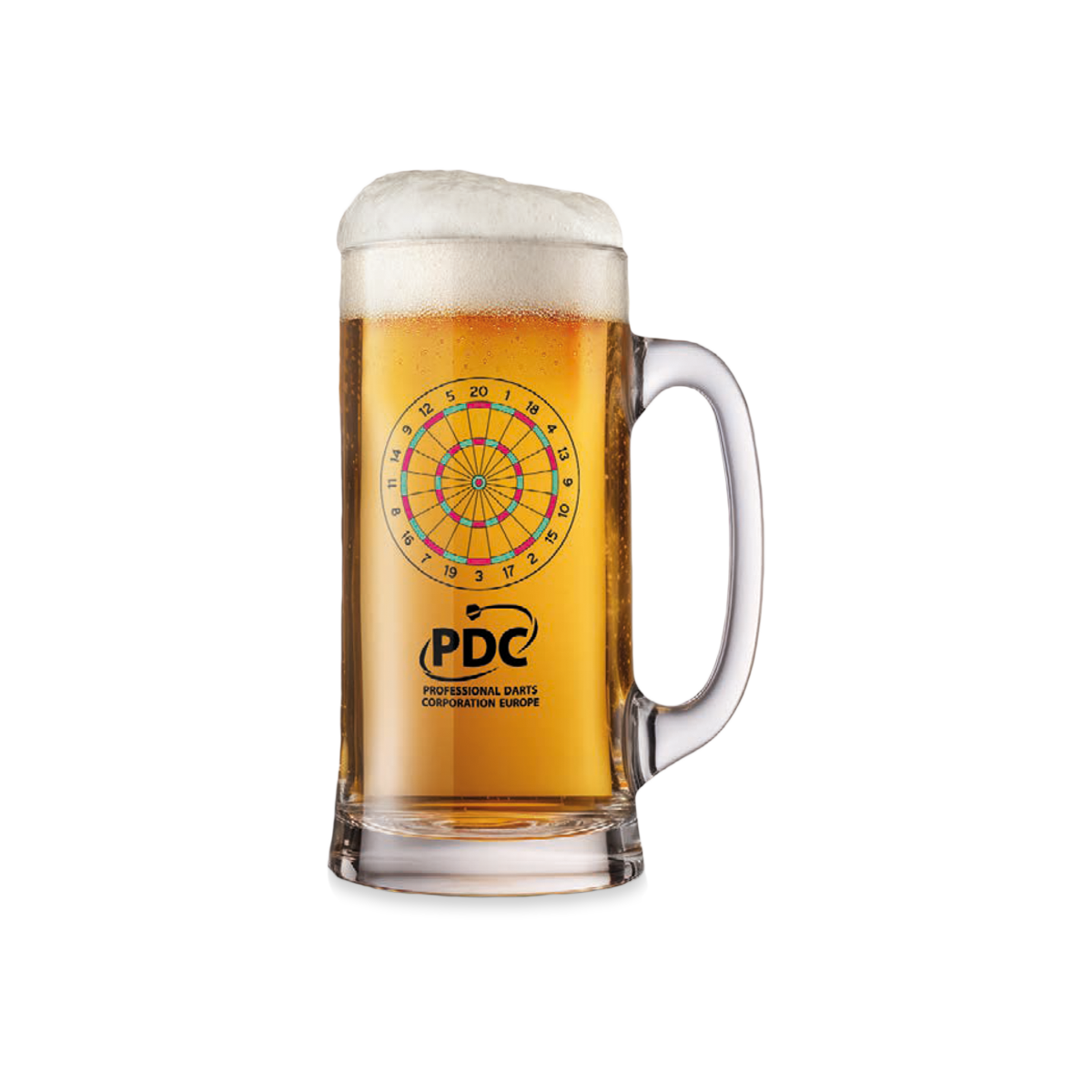 Bierkrug PDC Dartscheibe
