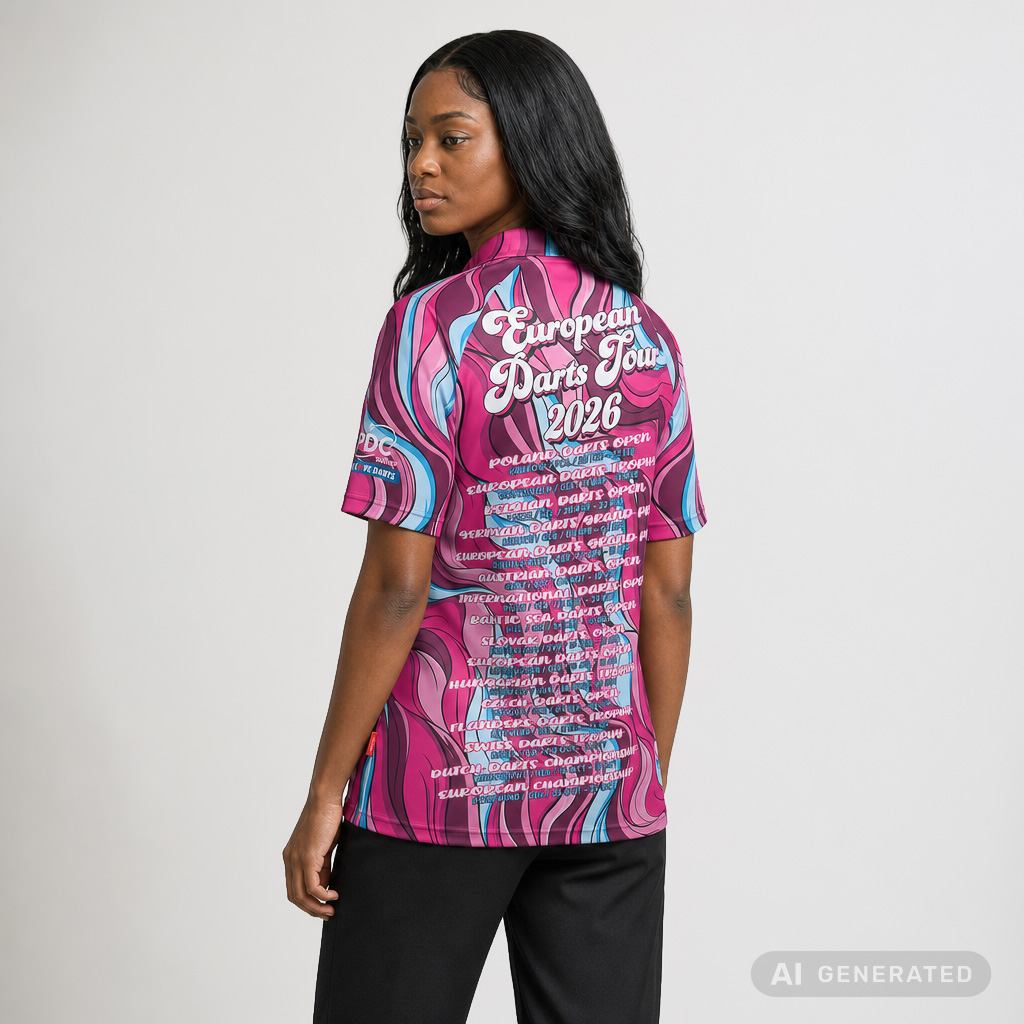 PDC - Tourshirt - V13 Pink Riptide - 2026
