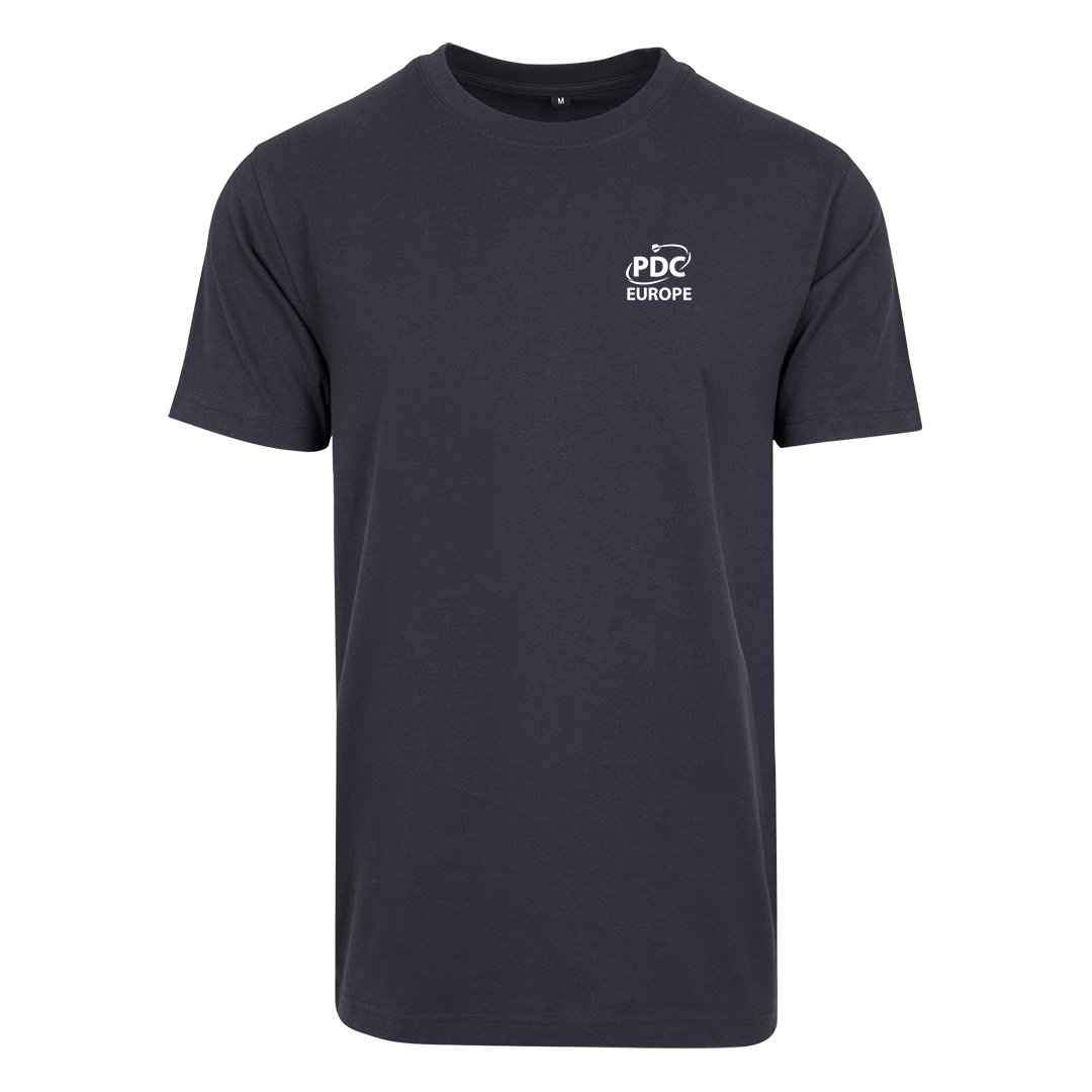 PDC Europe - Logo-Shirt - navy - Logo weiß
