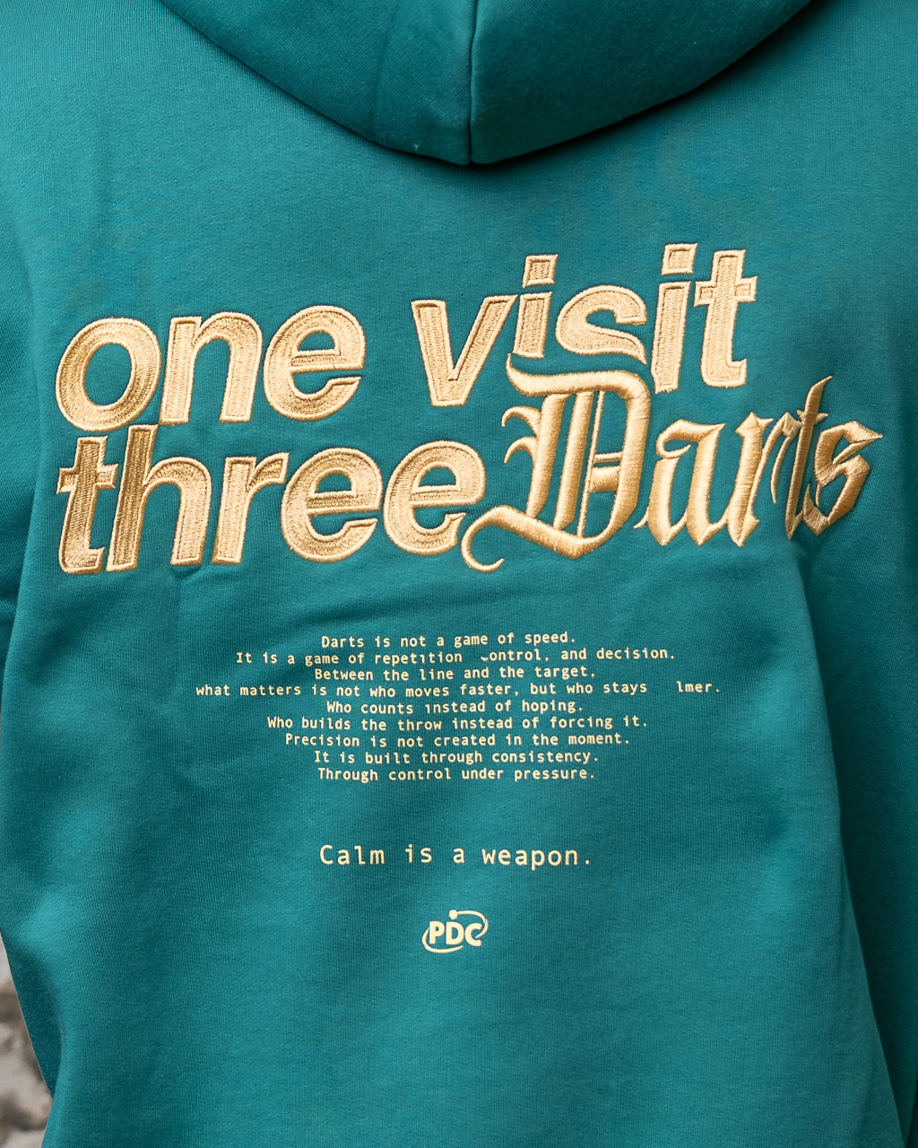 PDC - VISIT Hoodie - Dark Green
