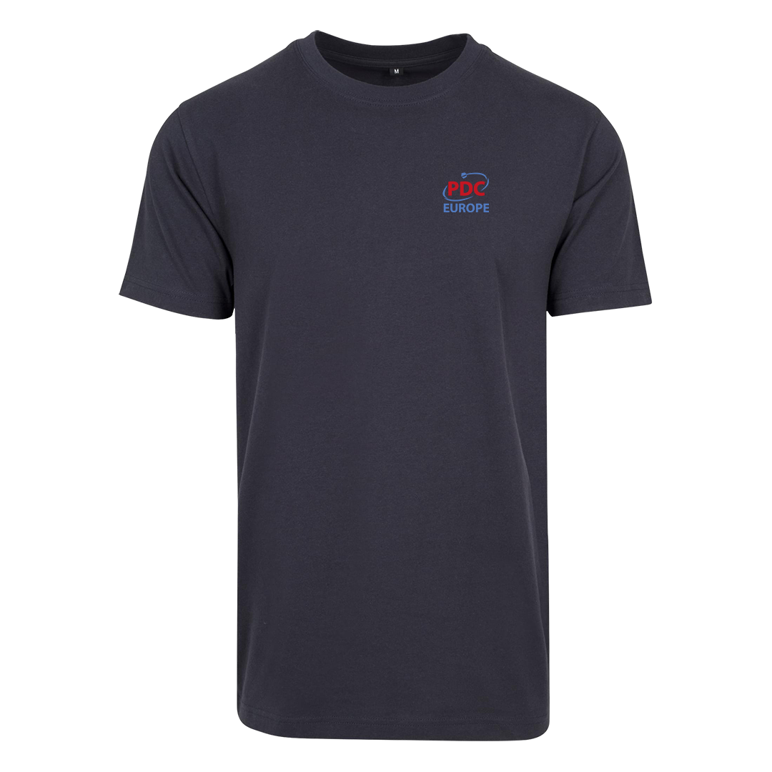 PDC Europe - Logo-Shirt - navy - Logo farbig