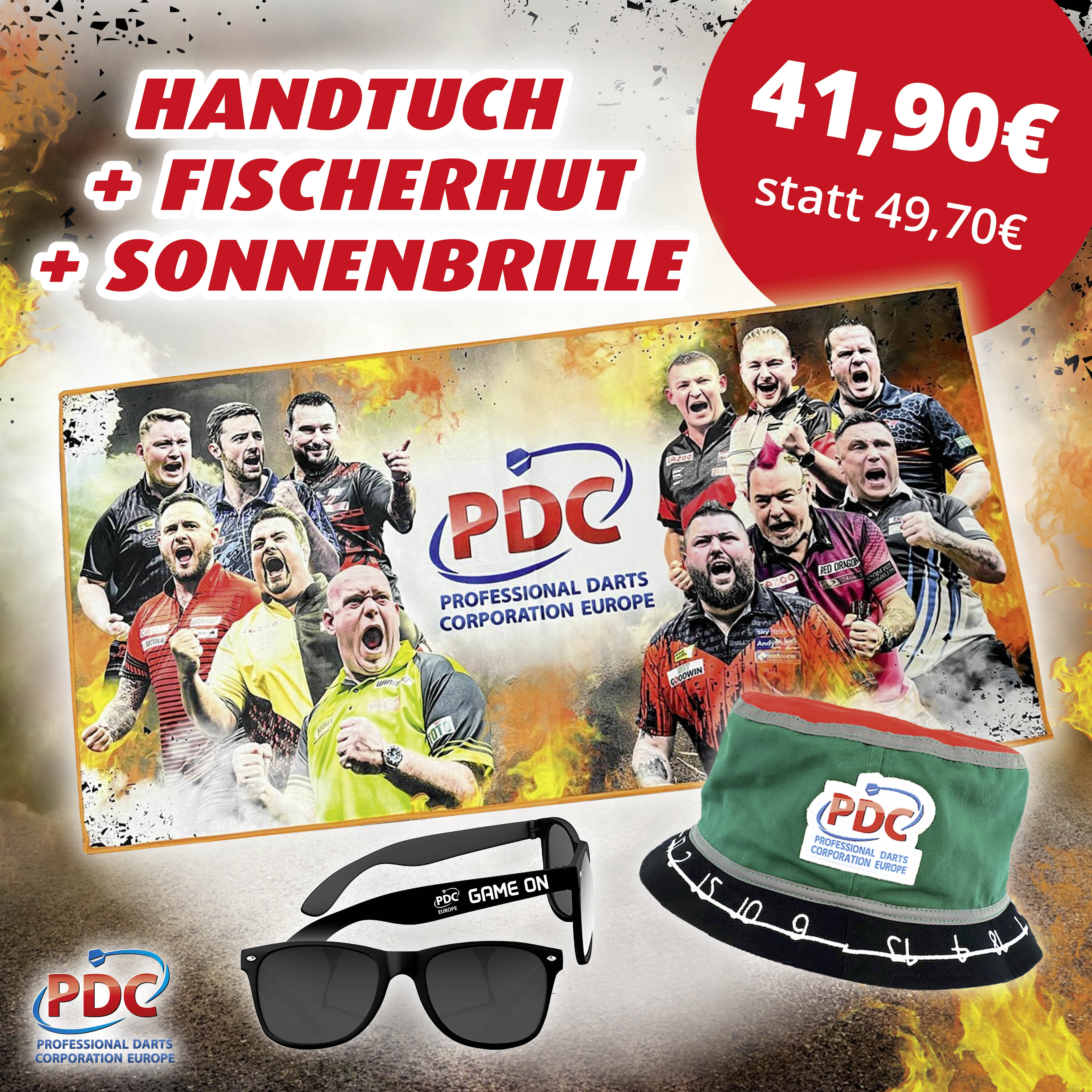 Exklusives PDC Europe Freizeit Bundle - Erlebe deine Freizeit mit Stil! 