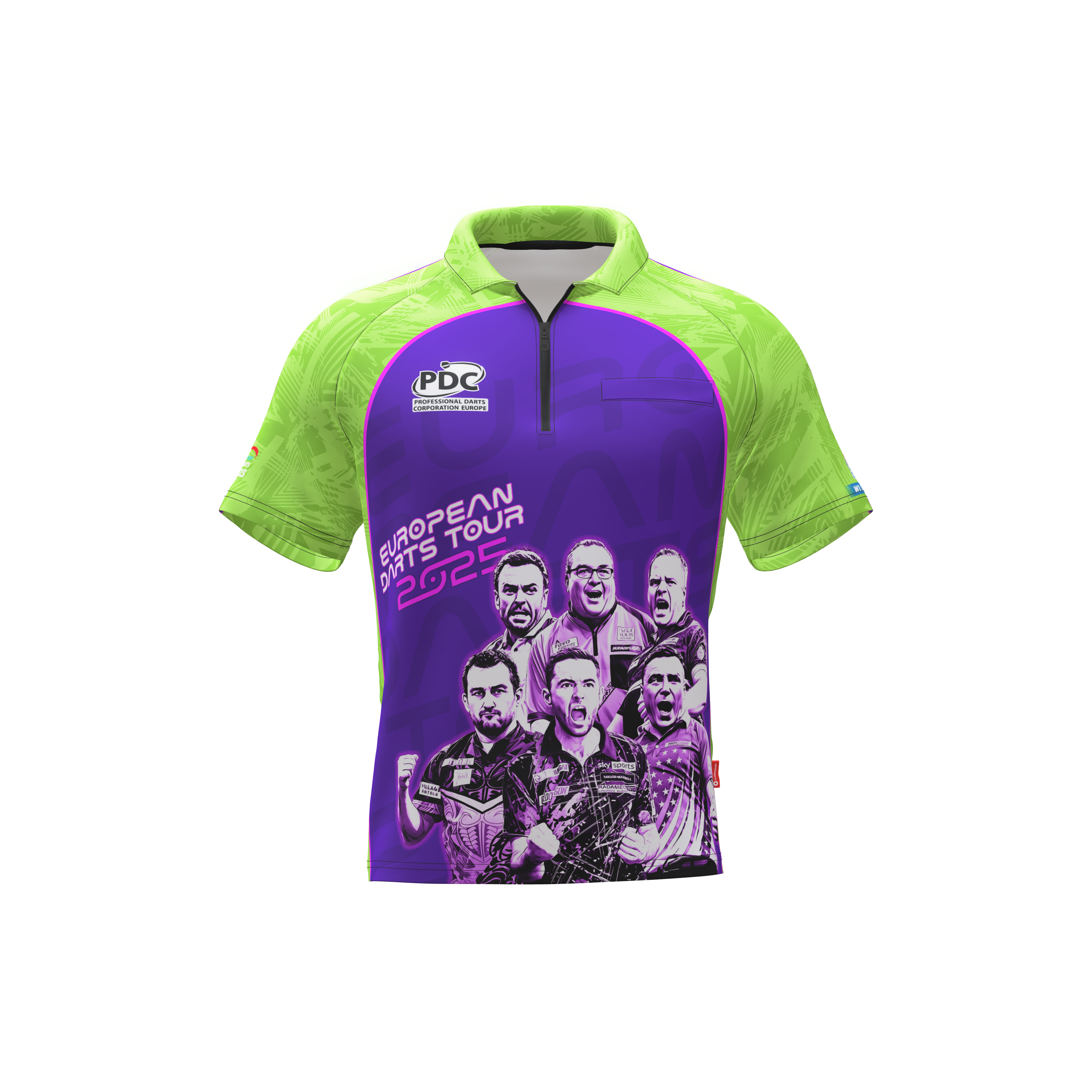 PDC - Tourshirt - Neon - 2025
